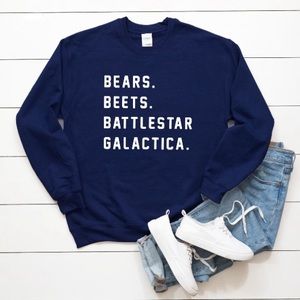 XXL Bears Beets Battlestar Sweatshirt • Made to Order!